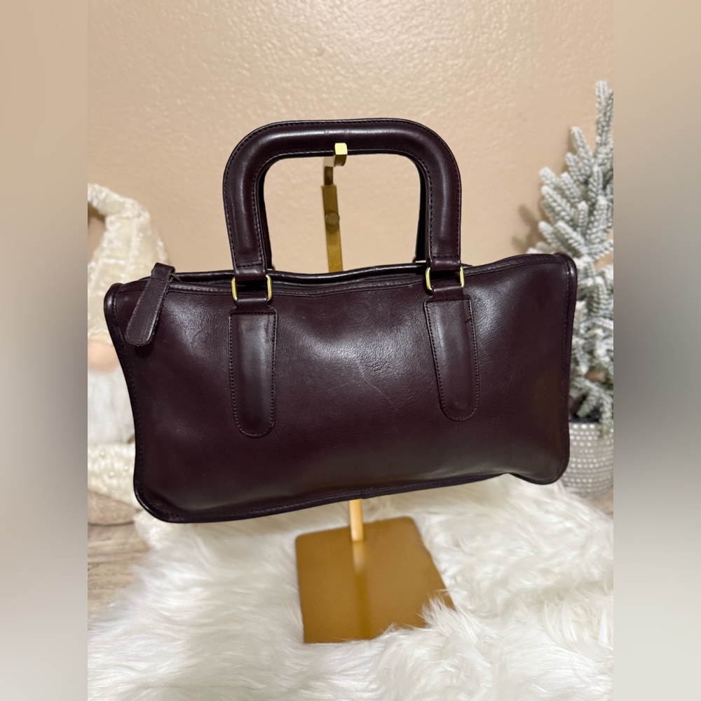 Vintage Coach Slim Satchel leather bag - Picture 3 of 12